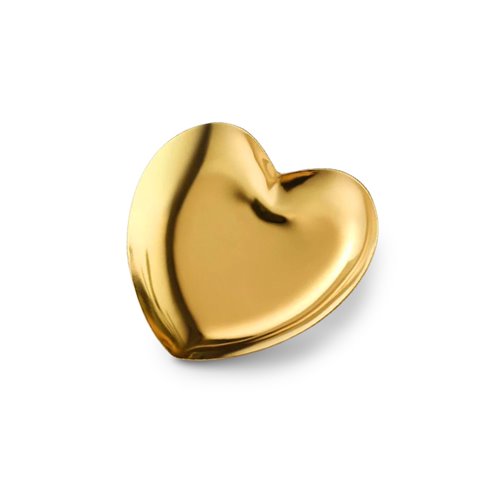 Gold Heart Plate