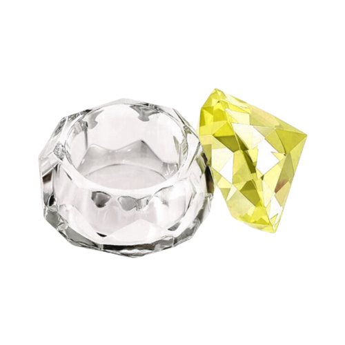 Βαζάκι Ακρυλικού DIAMOND - Yellow