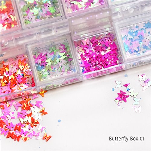 Σετ Πούλιες Νυχιών - Butterfly Box 01