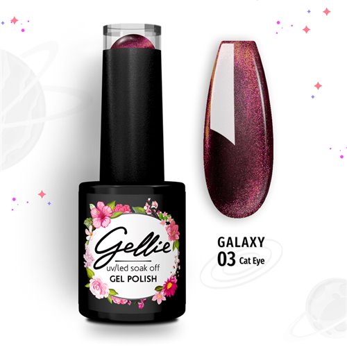 Ημιμόνιμο Βερνίκι Gellie Galaxy Cat Eye 03