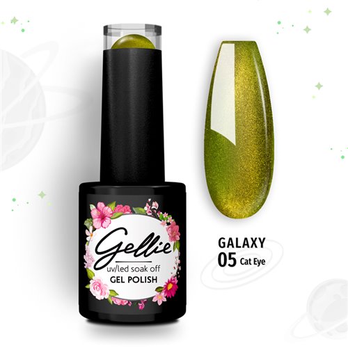 Ημιμόνιμο Βερνίκι Gellie Galaxy Cat Eye 05