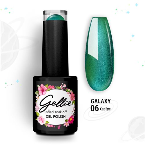 Ημιμόνιμο Βερνίκι Gellie Galaxy Cat Eye 06