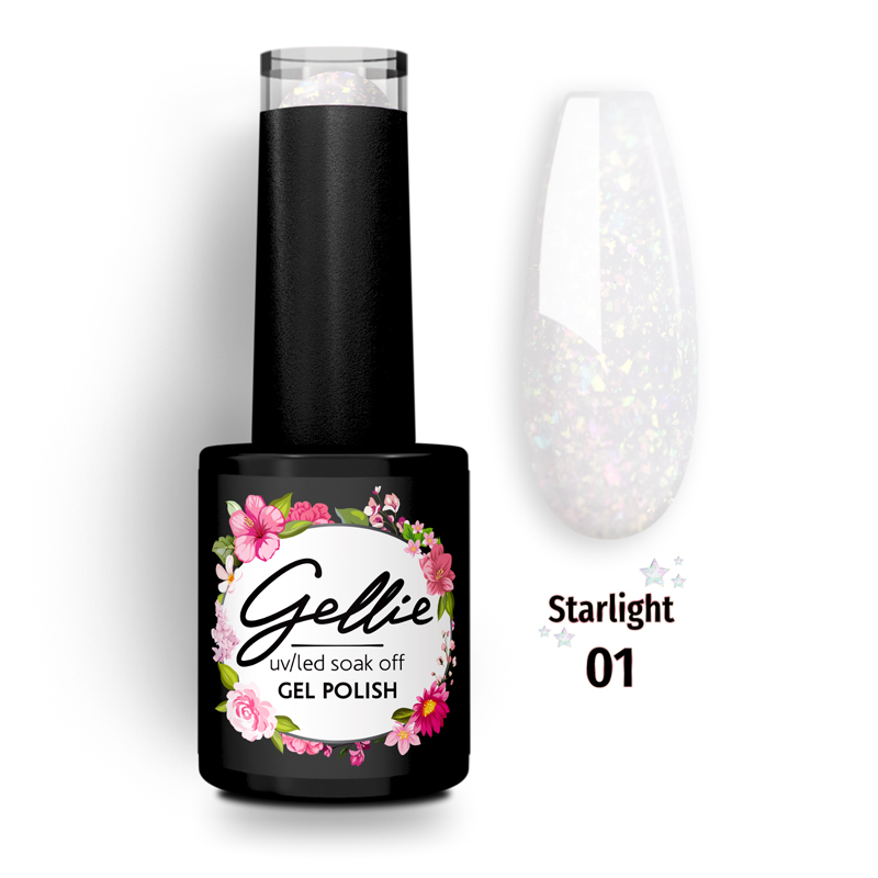 Ημιμόνιμο Βερνίκι Gellie Starlight 01