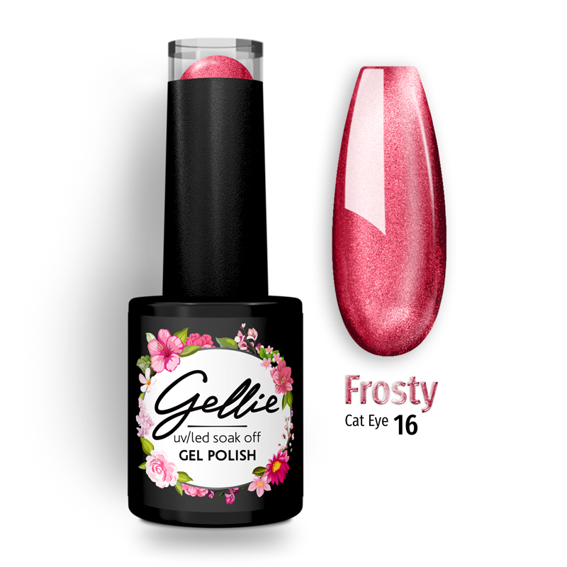 Ημιμόνιμο Βερνίκι Gellie Frosty Cat Eye 16