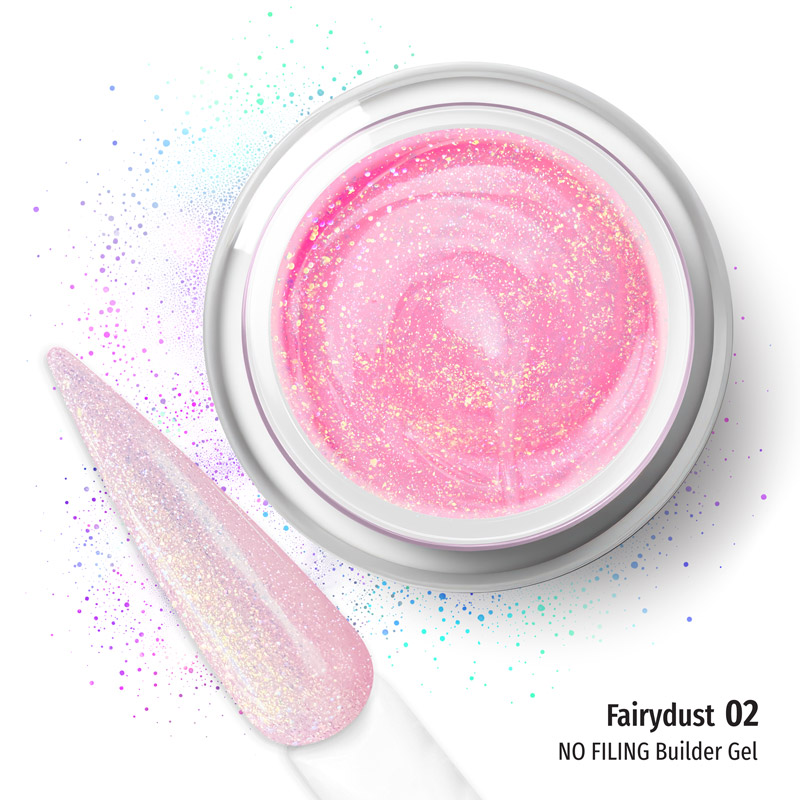 JK No Filing Builder Gel - Fairydust 02