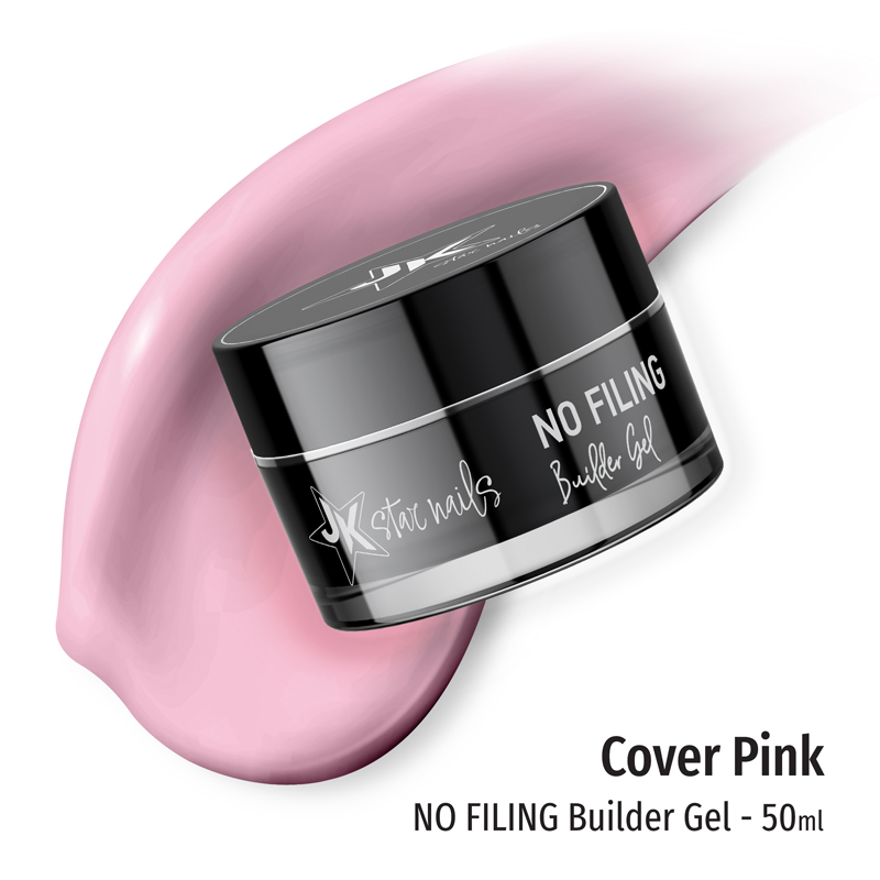 JK No Filing Builder Gel 50ml - Cover Pink