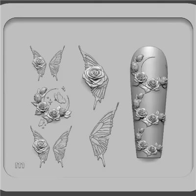 Καλούπι 3D Mold - Butterfly