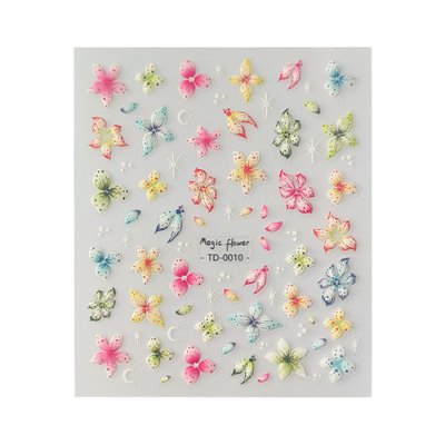 Αυτοκόλλητα Νυχιών - TD0010