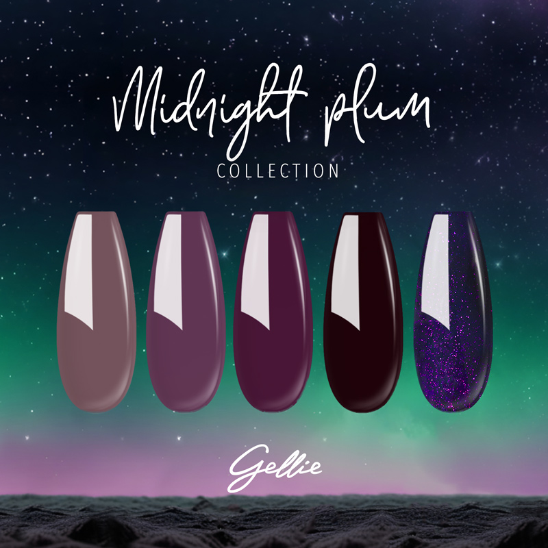 Ημιμόνιμα Βερνίκια Midnight Plum