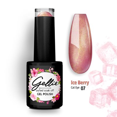 Ημιμόνιμο Βερνίκι Gellie Ice Berry Cat Eye 7