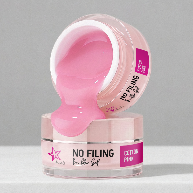 JK No Filing Builder Gel - Cotton Pink