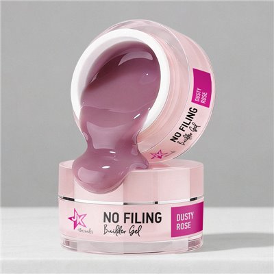 JK No Filing Builder Gel - Dusty Rose
