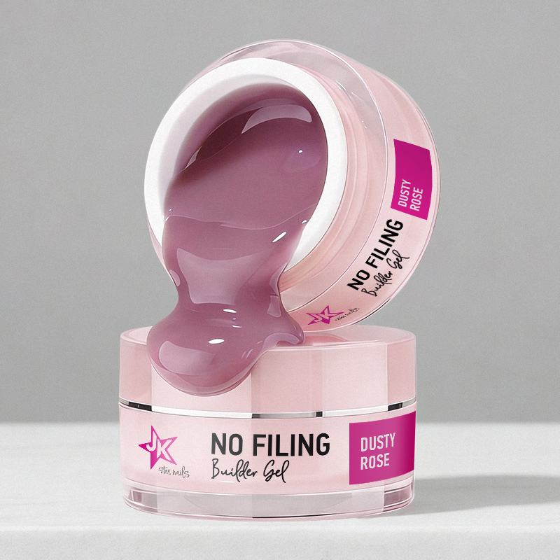 JK No Filing Builder Gel - Dusty Rose