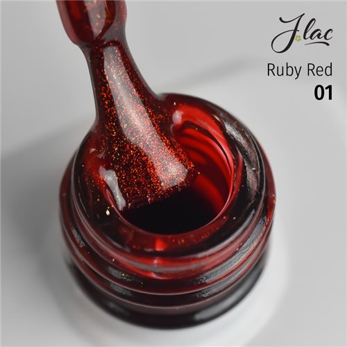 Ημιμόνιμο Βερνίκι Jlac Ruby Red 01