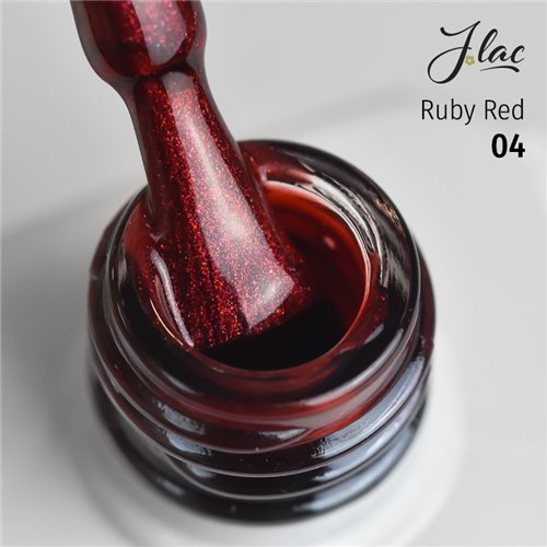 Ημιμόνιμο Βερνίκι Jlac Ruby Red 04