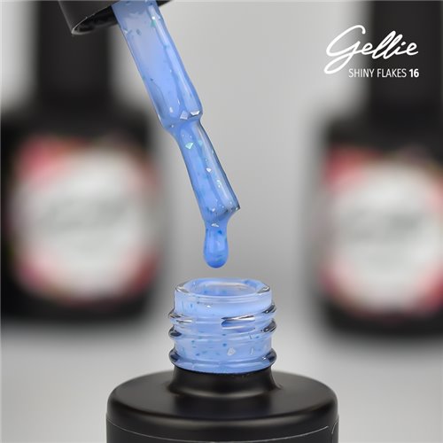 Ημιμόνιμο Βερνίκι Gellie Shiny Flakes 16