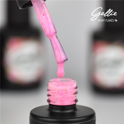 Ημιμόνιμο Βερνίκι Gellie Shiny Flakes 14