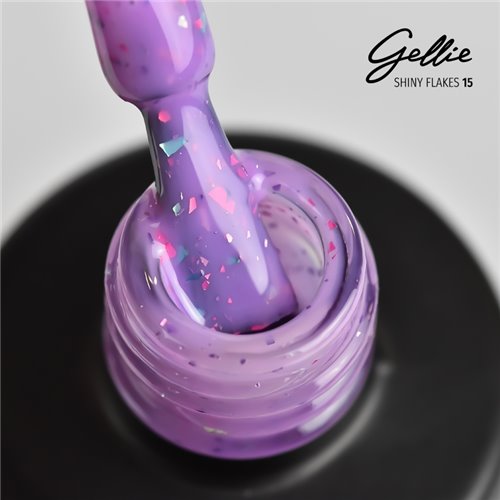 Ημιμόνιμο Βερνίκι Gellie Shiny Flakes 15