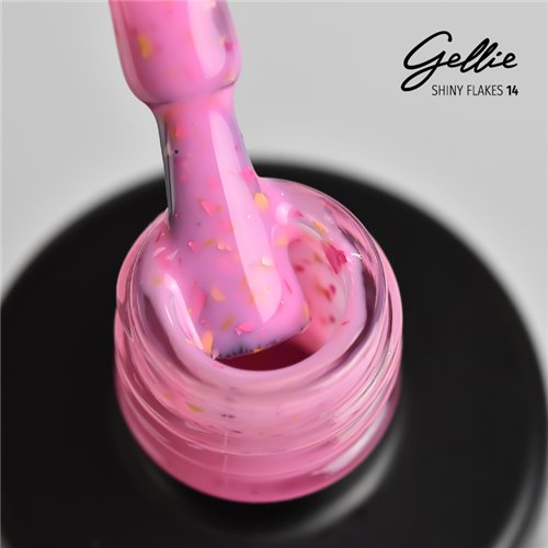 Ημιμόνιμο Βερνίκι Gellie Shiny Flakes 14