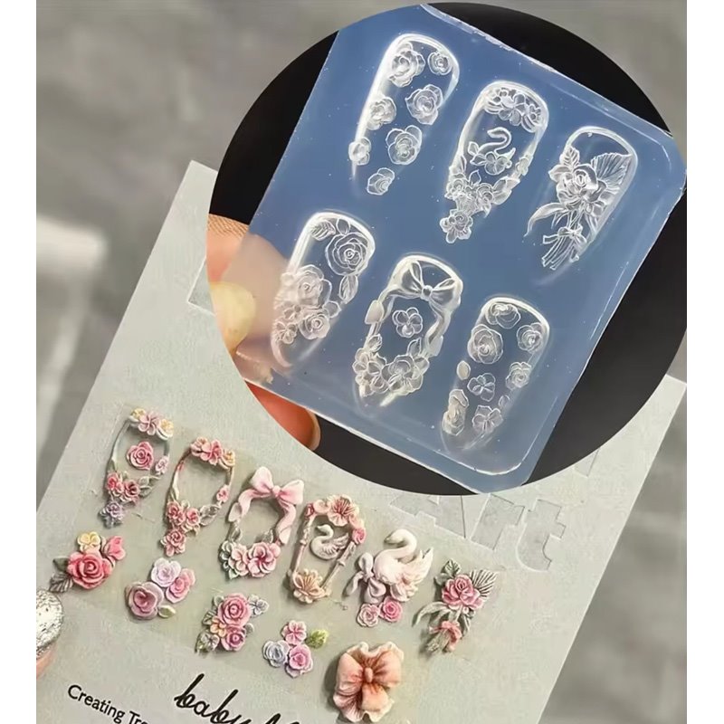 Καλούπι 3D Mold - Vintage Flower