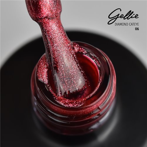 Ημιμόνιμο Βερνίκι Gellie Diamond Cat Eye 06