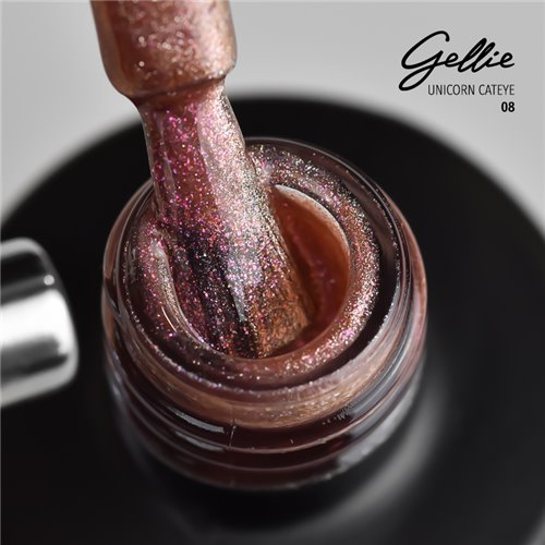Ημιμόνιμο Βερνίκι Gellie Unicorn Cat Eye 08