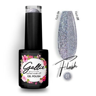 Ημιμόνιμο Βερνίκι Gellie Flash 01