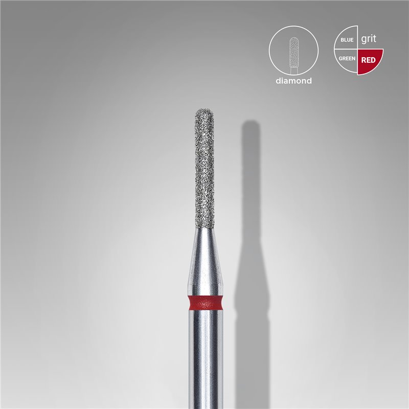 Staleks Diamond Drill Bit - Rounded Cylinder Red EXPERT - 1,4mm