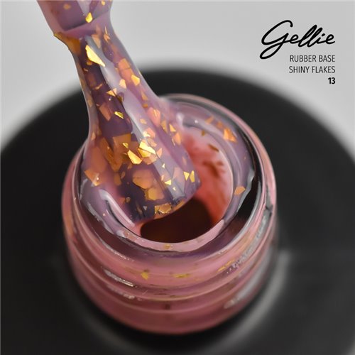 Gellie Rubber Base Shiny Flakes 13