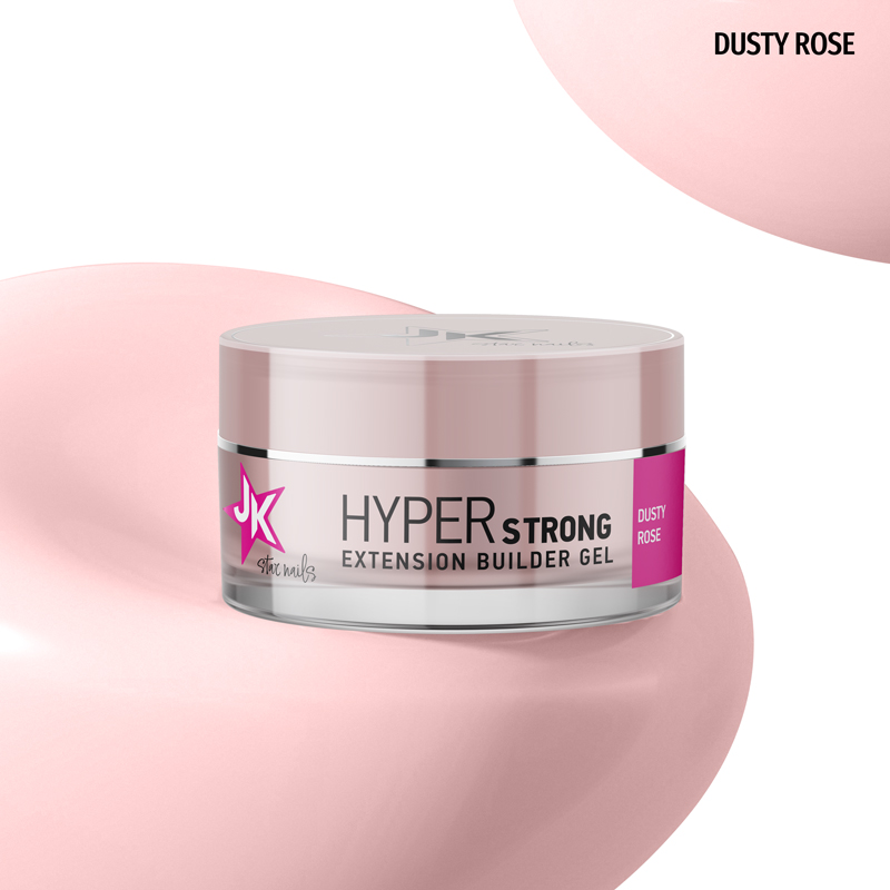 Hyperstrong Extension Builder Gel - Dusty Rose