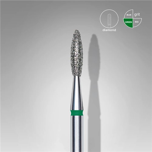 Staleks Diamond Drill Bit - Flame Green EXPERT - 2,1mm