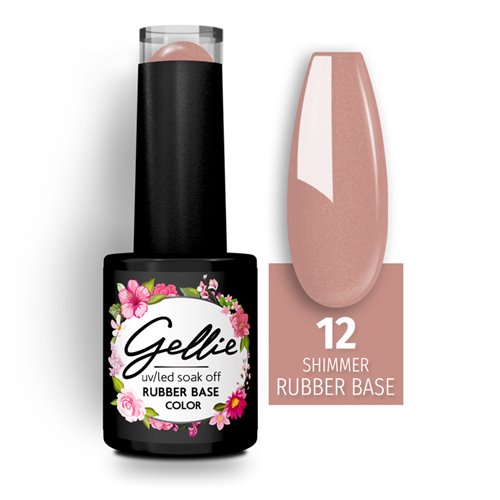 Gellie Shimmer Rubber Base Color 12