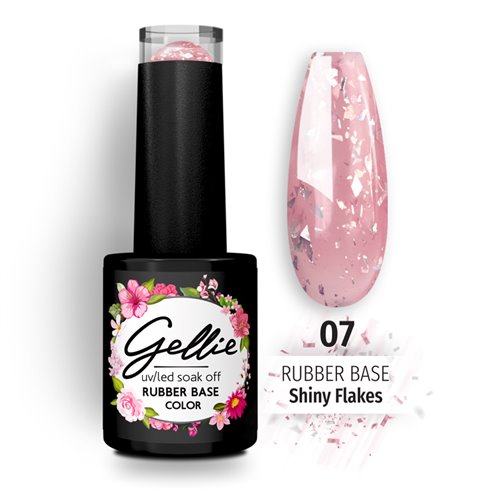 Gellie Rubber Base Shiny Flakes 07