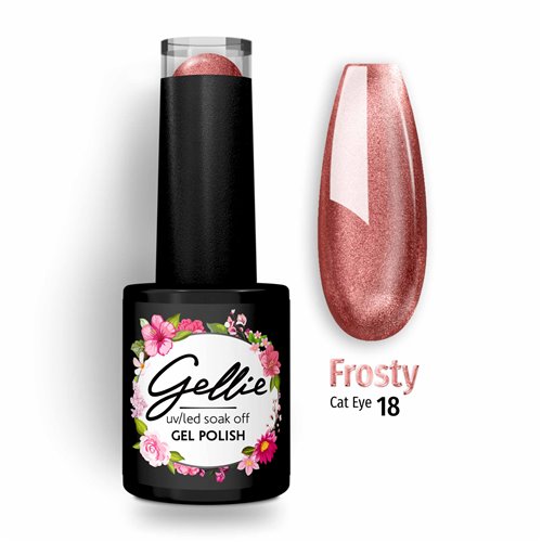 Ημιμόνιμο Βερνίκι Gellie Frosty Cat Eye 18