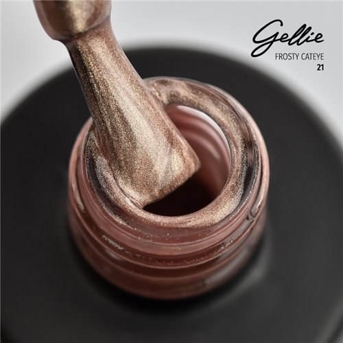 Ημιμόνιμο Βερνίκι Gellie Frosty Cat Eye 21 Ημιμόνιμο Βερνίκι Gellie Frosty Cat Eye 21