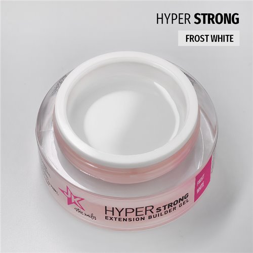 Hyperstrong Extension Builder Gel - Frost White