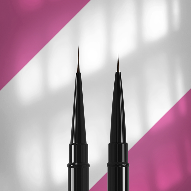 Staleks Double-ended brush EXPERT liner 7 mm / liner 10 mm