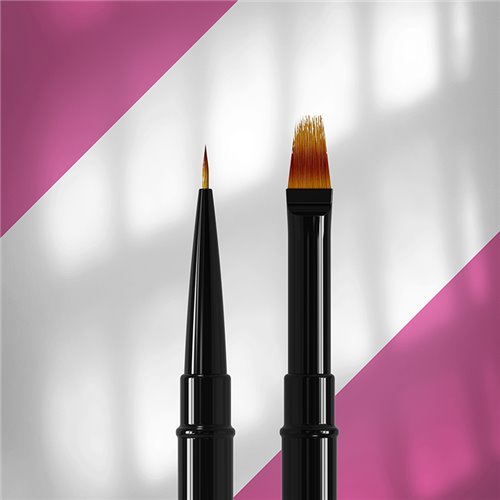 Staleks Double-ended brush EXPERT liner 7 mm / for gradient 11 mm