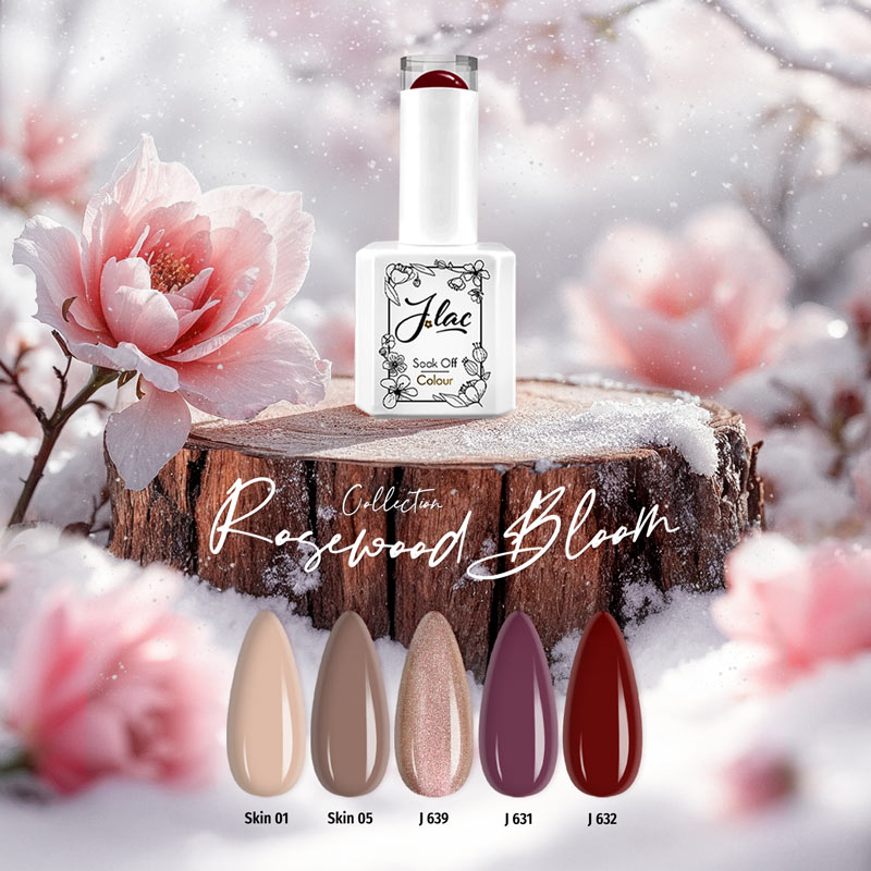 Ημιμόνιμα Βερνίκια Jlac - Rosewood Bloom