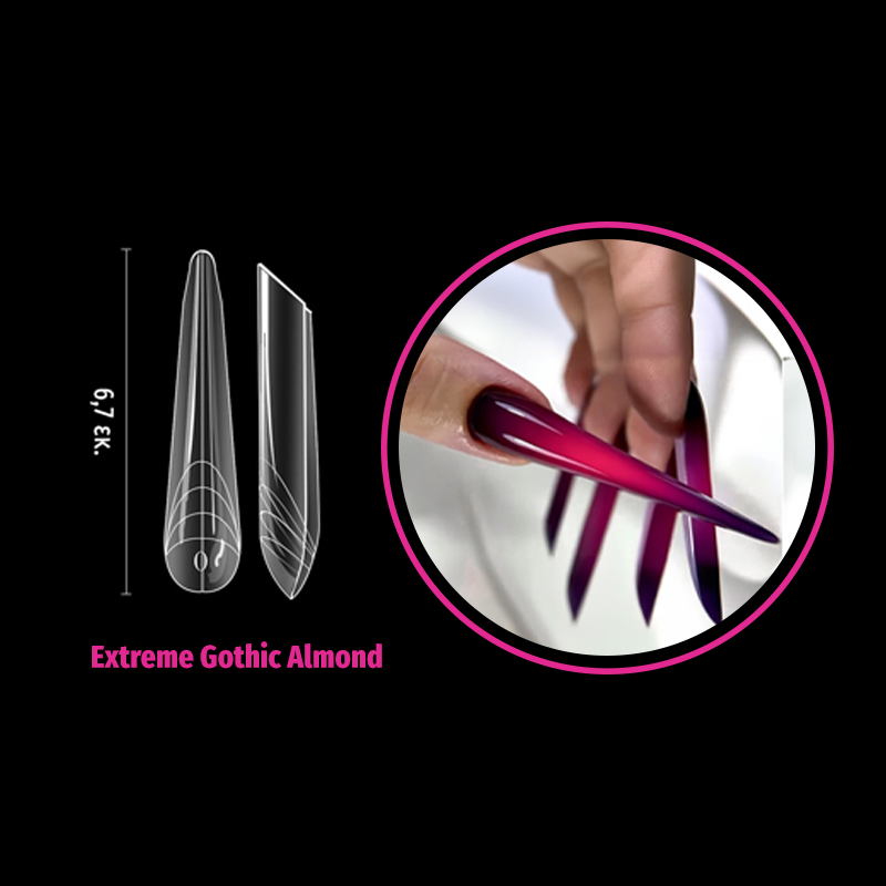 Tip 134 - Dual Form - Extreme Gothic Almond