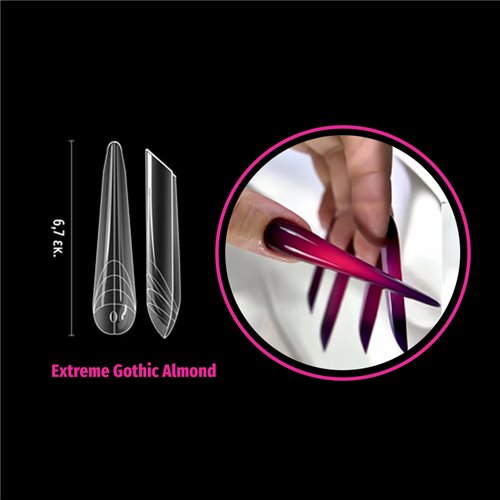 Tip 134 - Dual Form - Extreme Gothic Almond