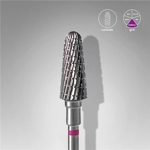 Staleks Carbide Drill Bit - Frustum Purple EXPERT - 6 mm