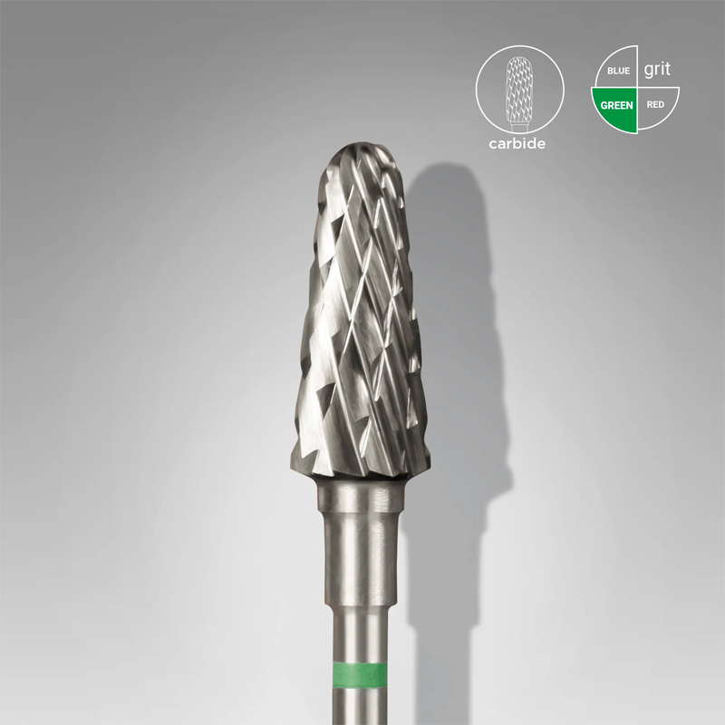 Staleks Carbide Drill Bit - frustum green - EXPERT - 6mm