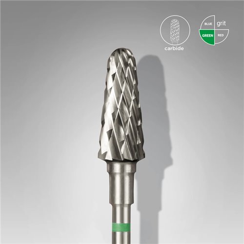 Staleks Carbide Drill Bit - frustum green - EXPERT - 6mm