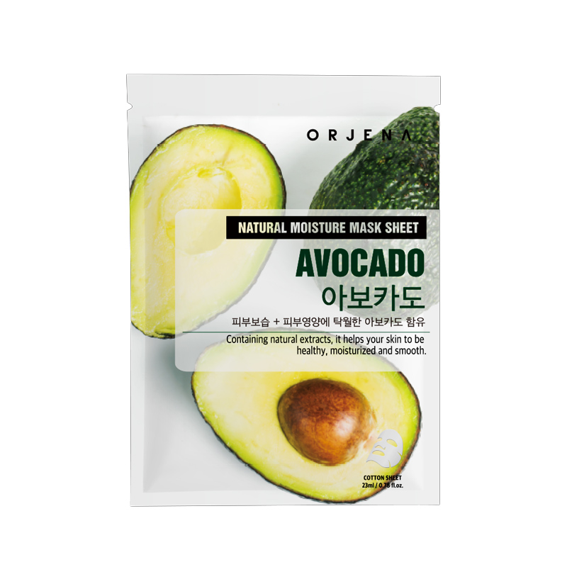 ORJENA NATURAL MOISTURE AVOCADO MASK SHEET