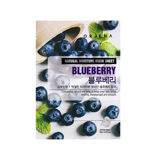 ORJENA NATURAL MOISTURE MASK SHEET - BLUEBERRY