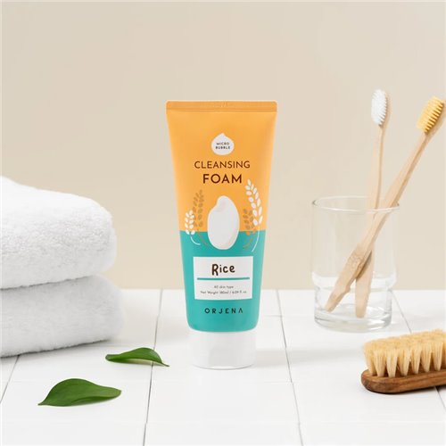 Orjena Smile Day Cleansing Foam Rice