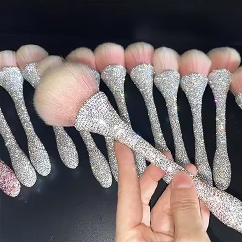 Πινέλο Μακιγιάζ - Crystal Silver