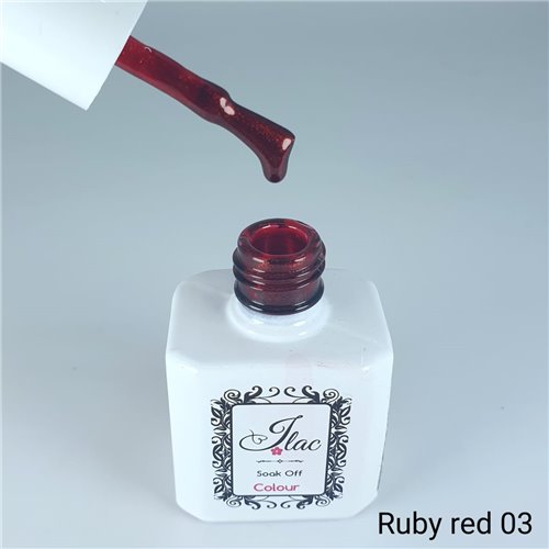 Ημιμόνιμο Βερνίκι Jlac Ruby Red 03
