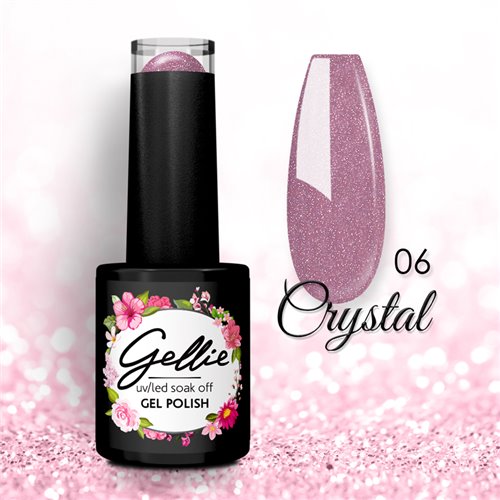 Ημιμόνιμο Βερνίκι Gellie Crystal 06